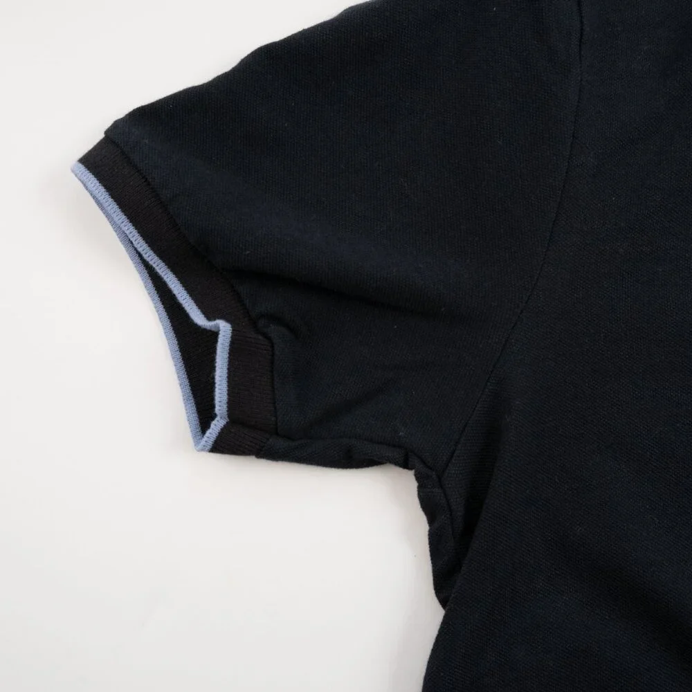 ZARA dark navy mock polo shirt size XXL